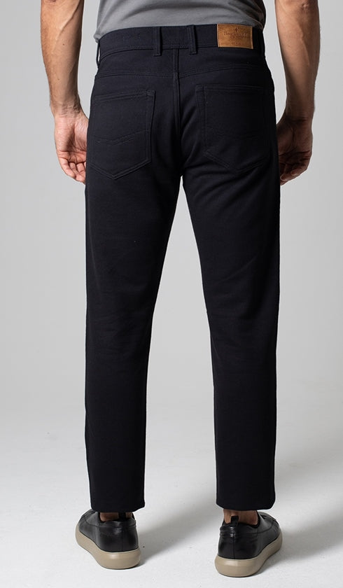 Calça Malha Sarjada 5 Bolsos Algodão Sustentável