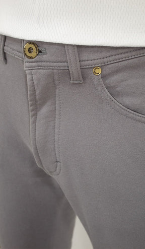 Calça Malha Sarjada 5 Bolsos Algodão Sustentável