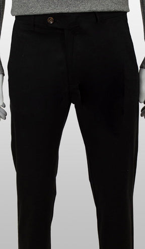 Calça Sarja Lisa Bolso Faca Com Stretch Importada