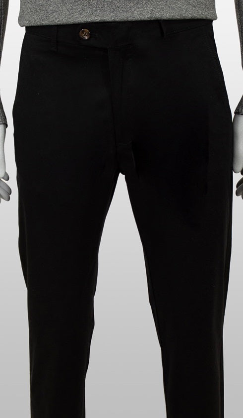 Calça Sarja Lisa Bolso Faca Com Stretch Importada
