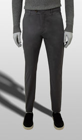 Calça Sarja Lisa Bolso Faca Com Stretch Importada