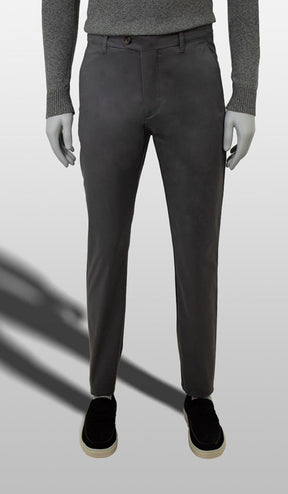Calça Sarja Lisa Bolso Faca Com Stretch Importada