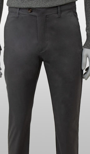 Calça Sarja Lisa Bolso Faca Com Stretch Importada