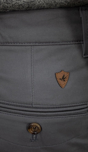 Calça Sarja Lisa Bolso Faca Com Stretch Importada