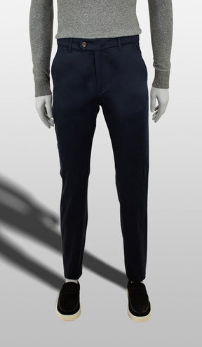 Calça Sarja Lisa Bolso Faca Com Stretch Importada