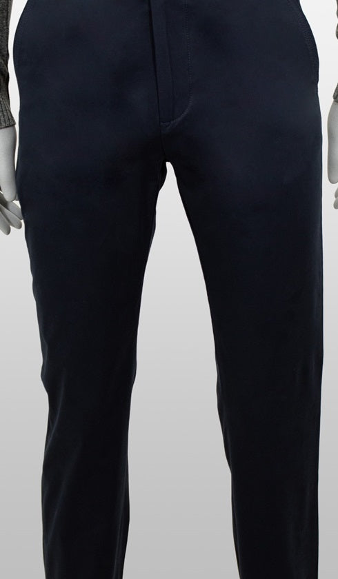 Calça Sarja Lisa Bolso Faca Com Stretch Importada