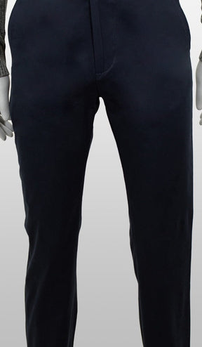 Calça Sarja Lisa Bolso Faca Com Stretch Importada