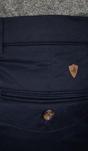 Calça Sarja Lisa Bolso Faca Com Stretch Importada
