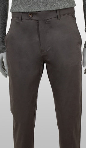 Calça Sarja Lisa Bolso Faca Com Stretch Importada