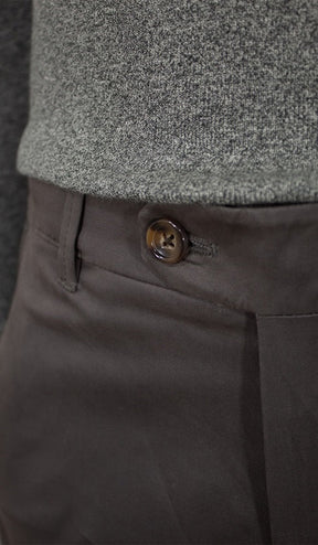 Calça Sarja Lisa Bolso Faca Com Stretch Importada