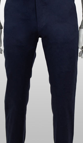 Calça Sarja Lisa Bolso Faca Com Stretch Importada