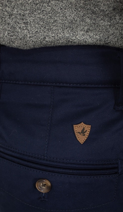 Calça Sarja Lisa Bolso Faca Com Stretch Importada