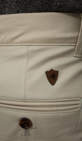 Calça Sarja Lisa Bolso Faca Com Stretch Importada