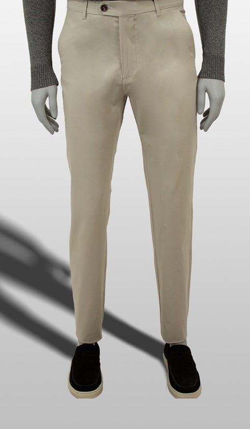 Calça Sarja Lisa Bolso Faca Com Stretch Importada
