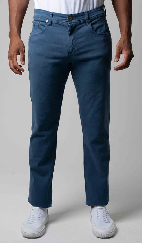 Calça Malha 5 Bolsos Home Office