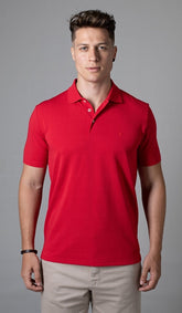 Polo Lisa Gola Retilínea Technojet