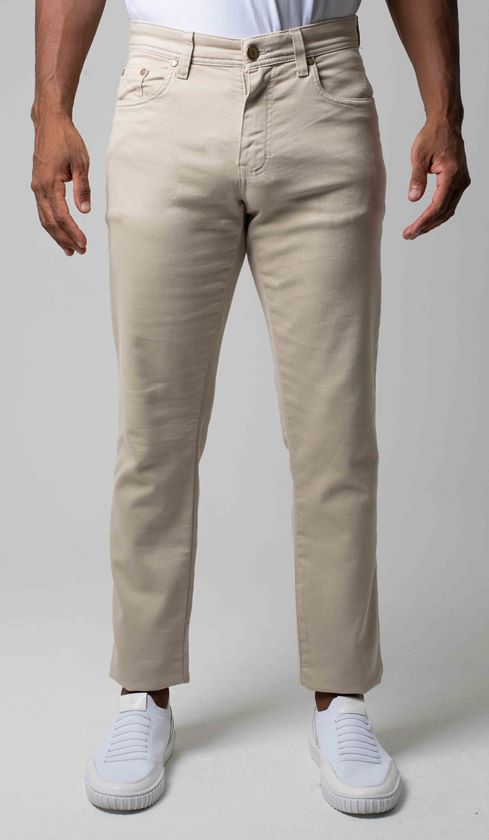 Calça Malha 5 Bolsos Home Office