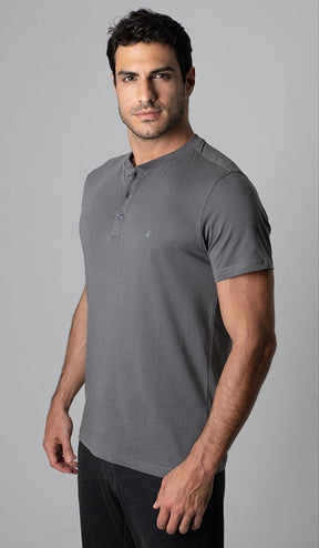 Camiseta Lisa Pima Gola Portuguesa