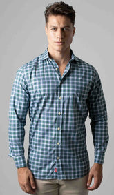 Camisa Manga Longa Xadrez