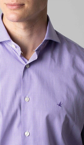 Camisa Manga Longa Xadrez Slim Luthai