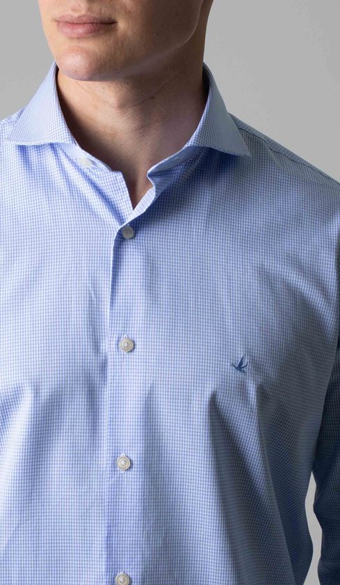Camisa Manga Longa Xadrez Slim Luthai