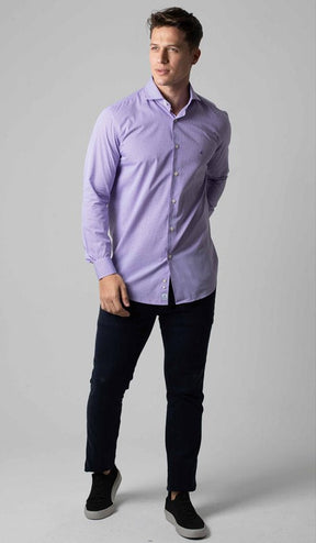 Camisa Manga Longa Xadrez Slim Luthai