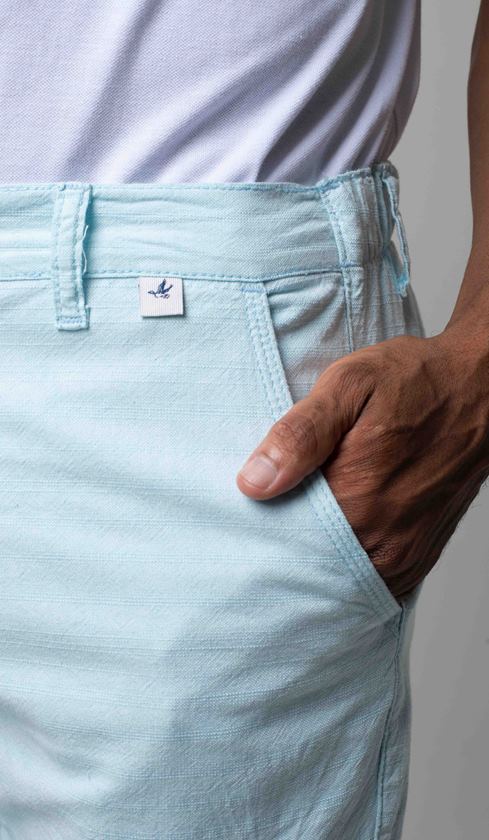 Bermuda Com Detalhes No Fio 1/2 Cos Pai E Filho