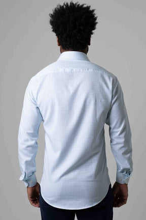 Camisa Manga Longa Slim Xadrez