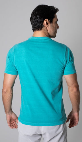 T-Shirt Gola Careca Com Bordado