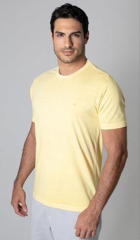 T-Shirt Gola Careca Com Bordado