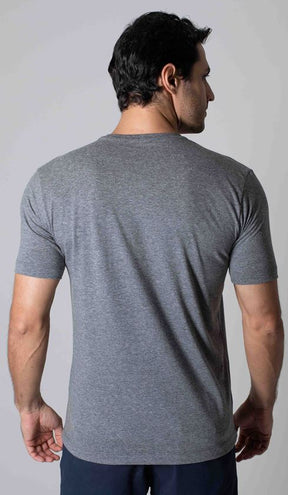 T-Shirt Gola Careca Com Bordado