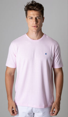 T-Shirt Gola Careca Com Bordado