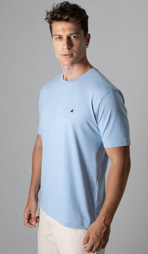 T-Shirt Gola Careca Com Bordado