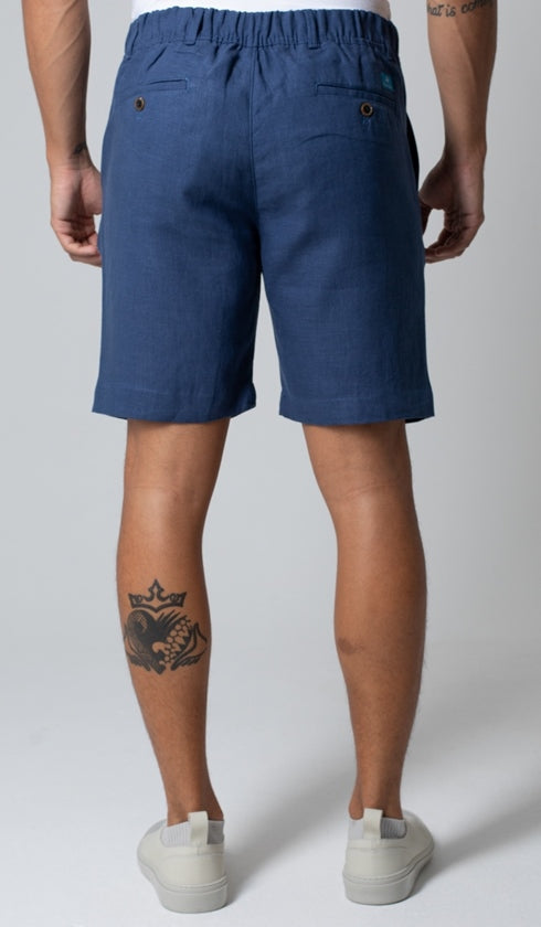 Bermuda Linho Bolso Faca Importada