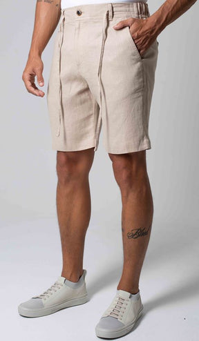 Bermuda Linho Bolso Faca Importada