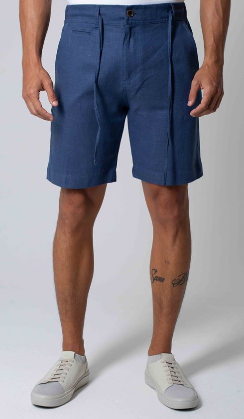 Bermuda Linho Bolso Faca Importada