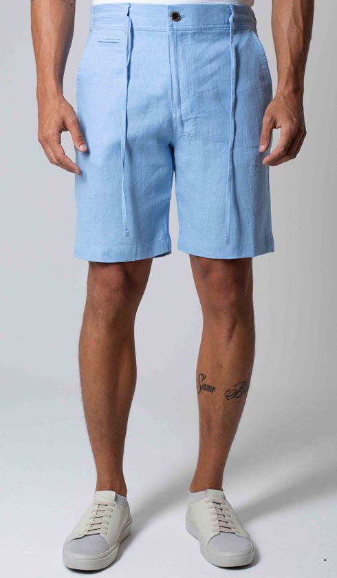 Bermuda Linho Bolso Faca Importada