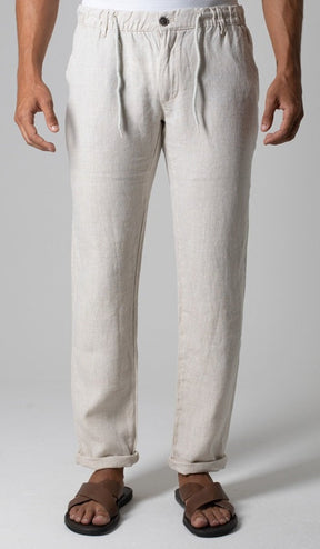 Calça Linho Bolso Faca