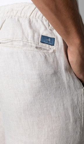 Calça Linho Bolso Faca