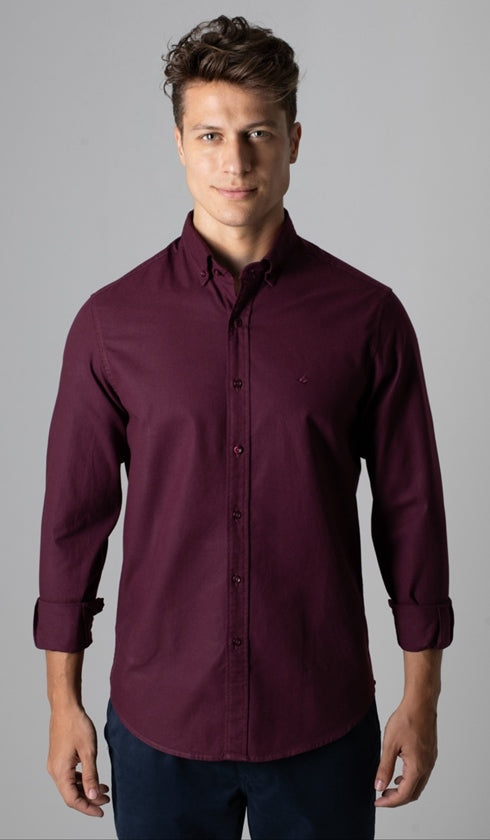 Camisa Manga Longa Oxford Button Down