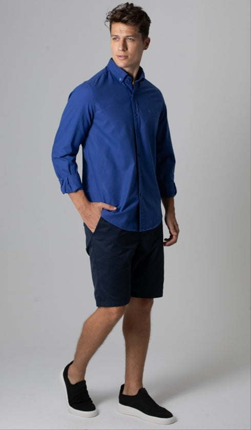 Camisa Manga Longa Oxford Button Down