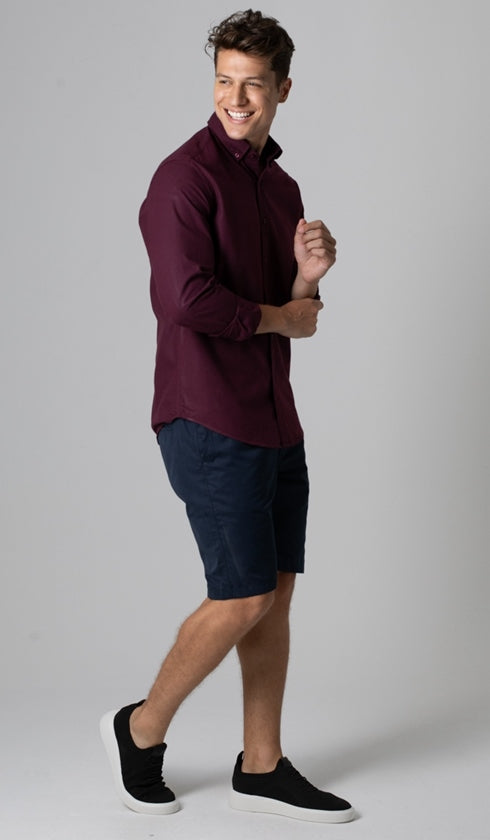 Camisa Manga Longa Oxford Button Down