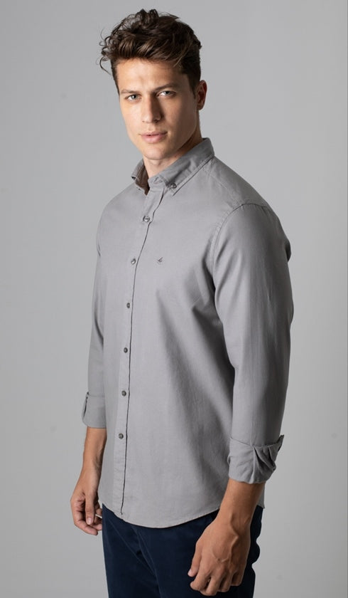 Camisa Manga Longa Oxford Button Down