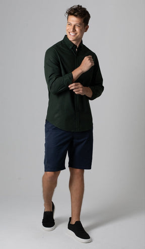 Camisa Manga Longa Oxford Button Down