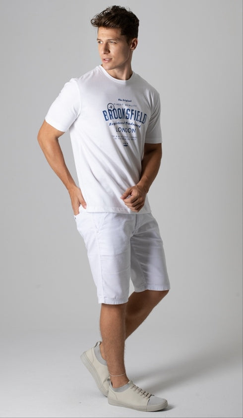 T-Shirt Gola Careca Estampada Pai E Filho