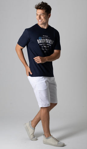 T-Shirt Gola Careca Estampada Pai E Filho
