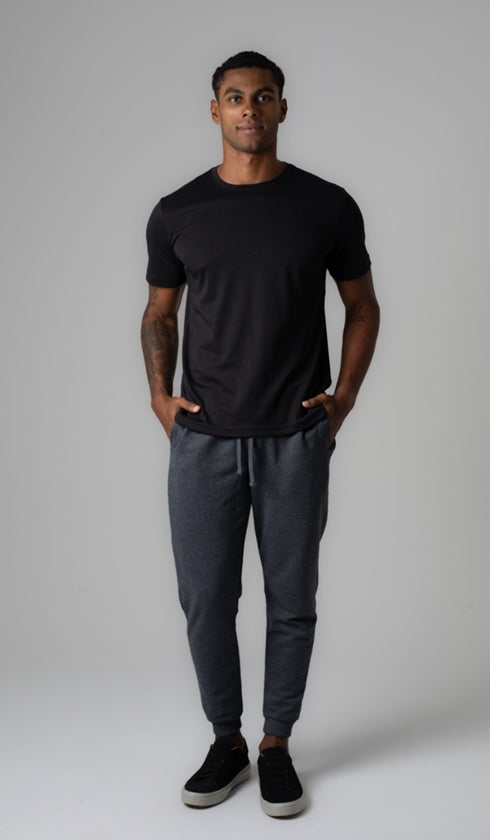 Calça Moletom Com Elástico