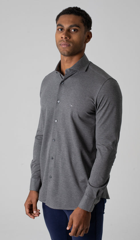 Camisa Manga Longa Malha Lisa