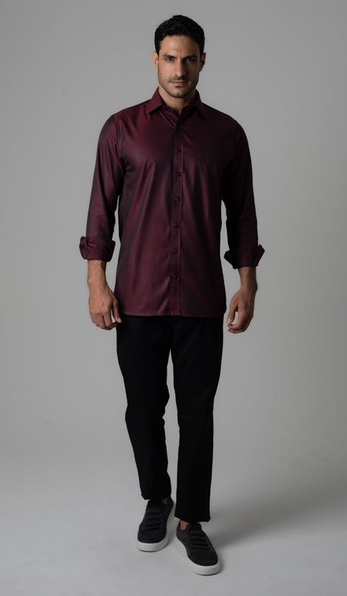 Camisa Manga Longa Lisa