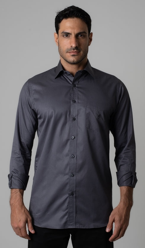 Camisa Manga Longa Lisa